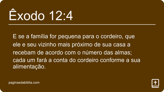 Êxodo 12:4