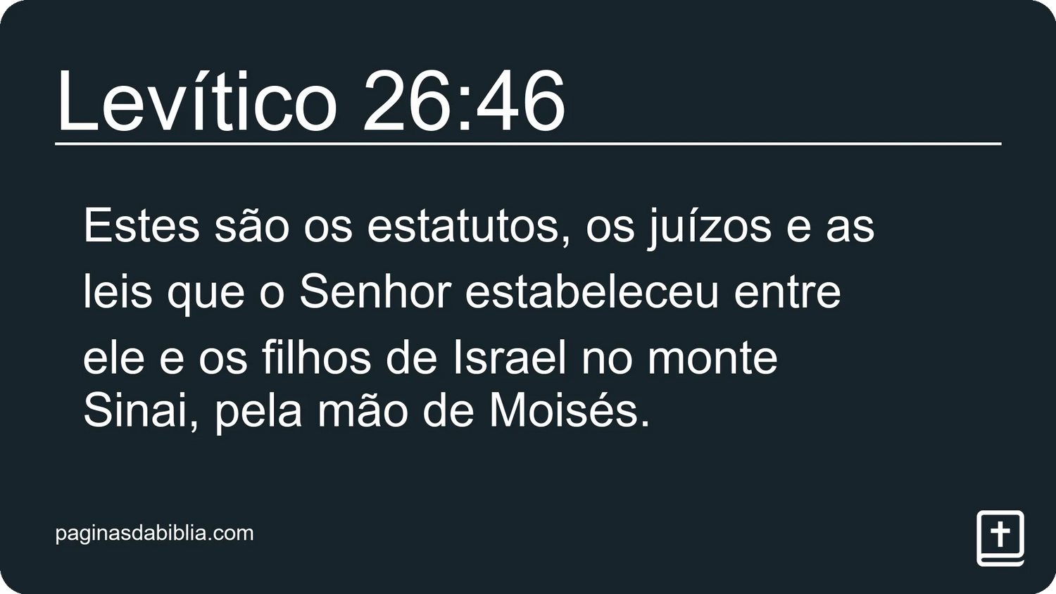 Levítico 26:46