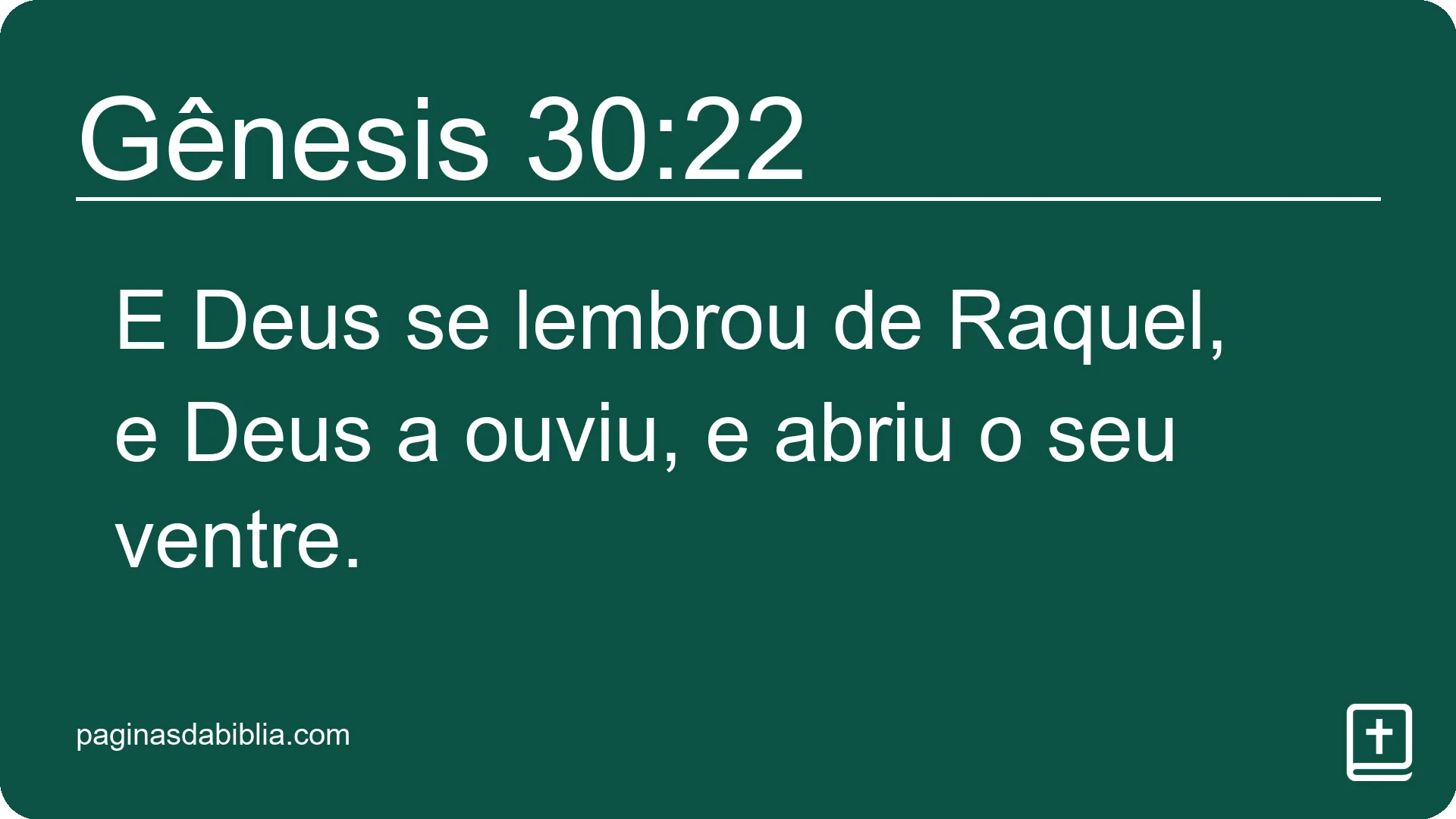 Gênesis 30:22