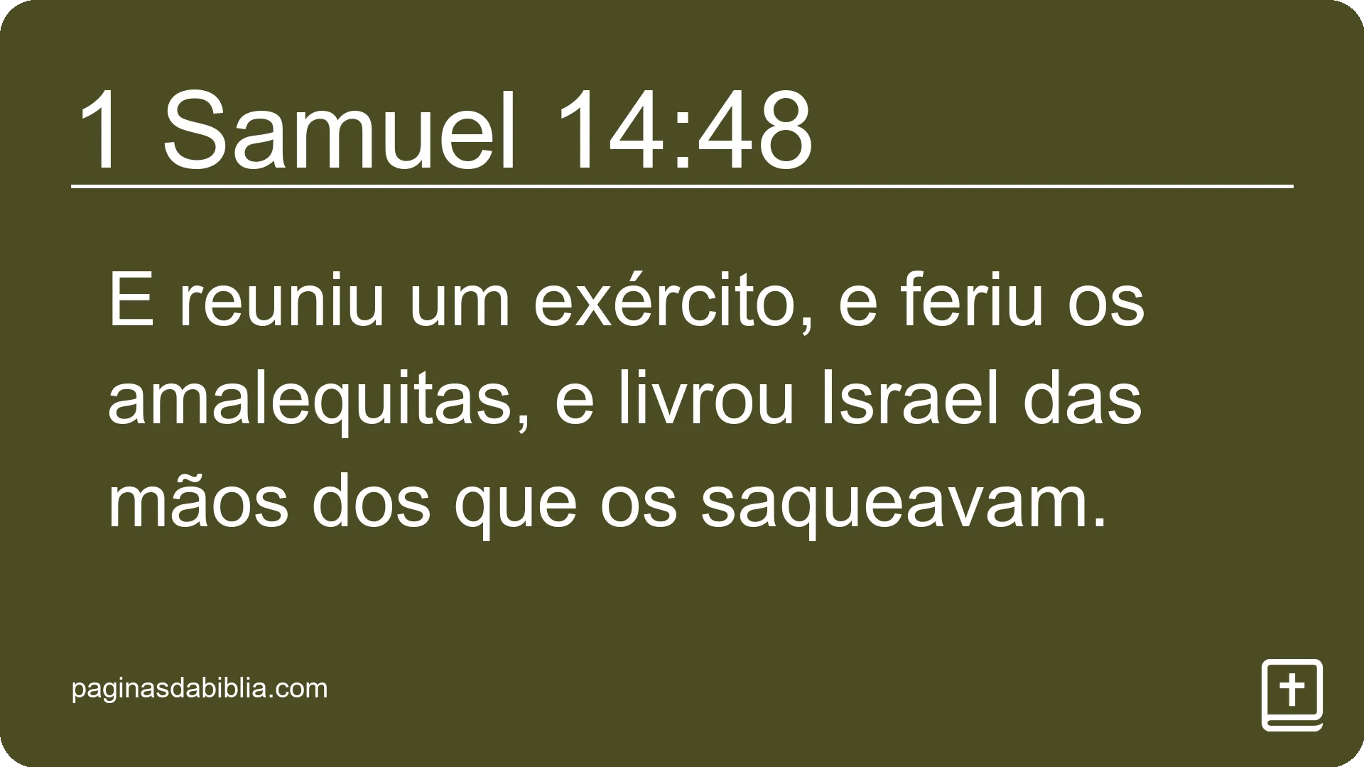 1 Samuel 14:48