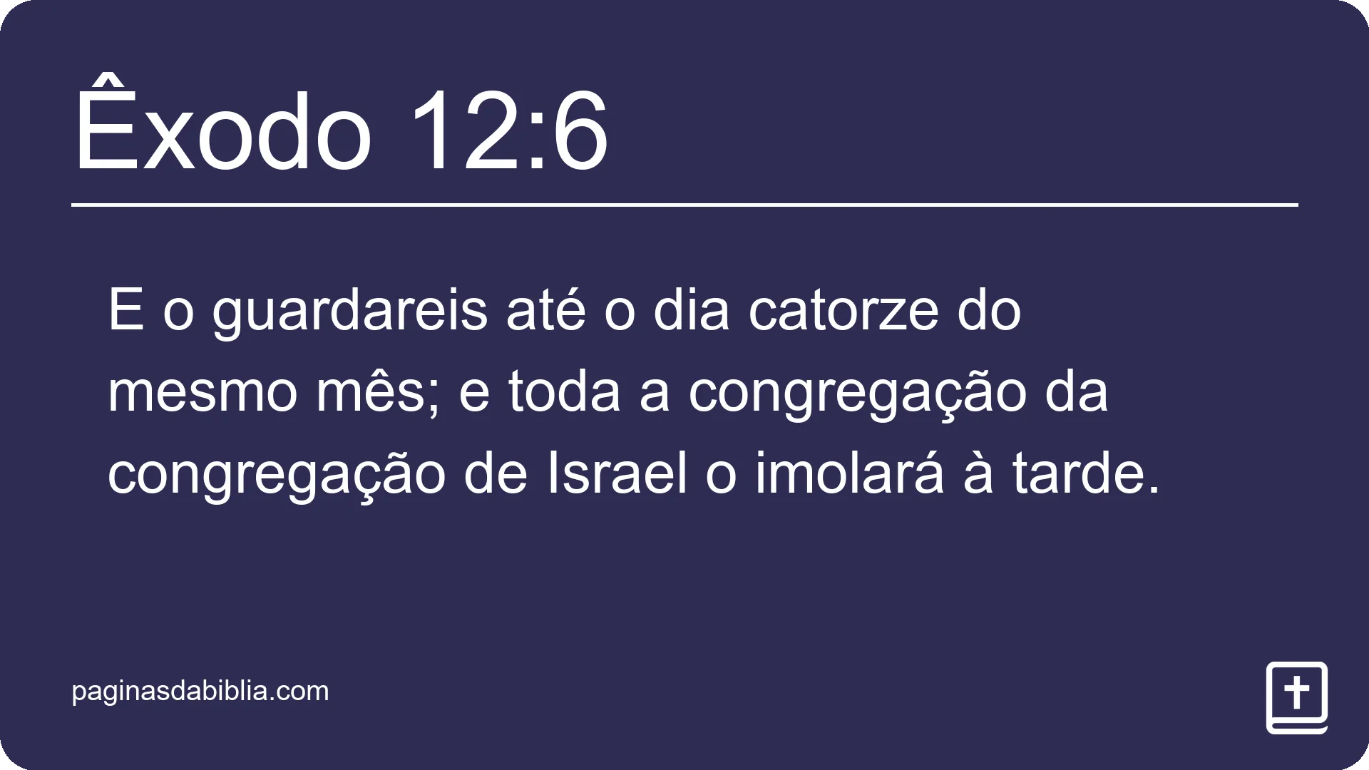 Êxodo 12:6