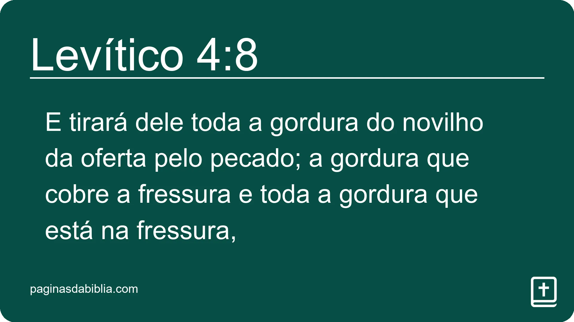 Levítico 4:8