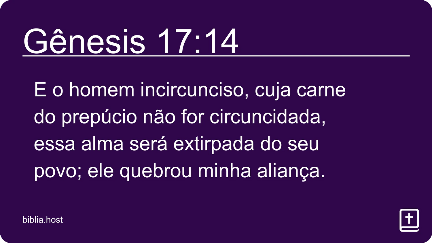 Gênesis 17:14