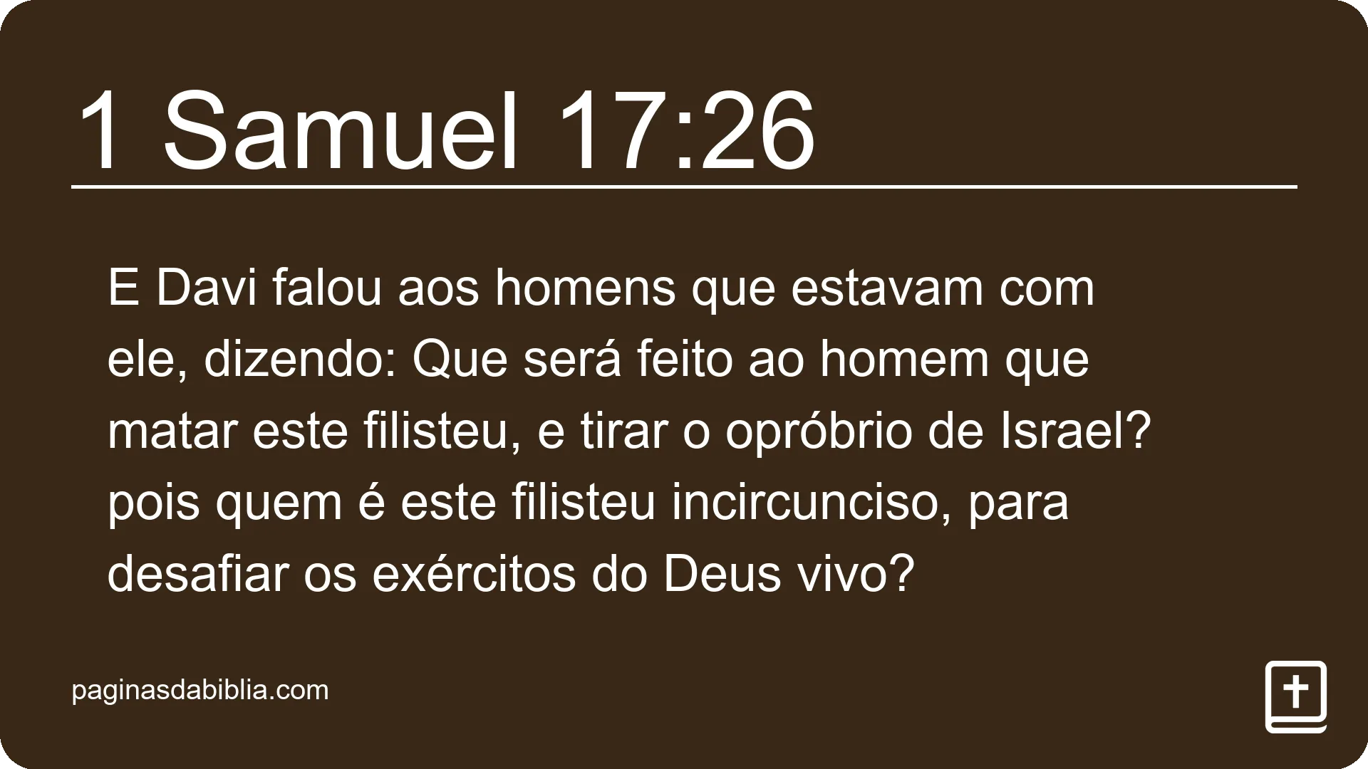 1 Samuel 17:26