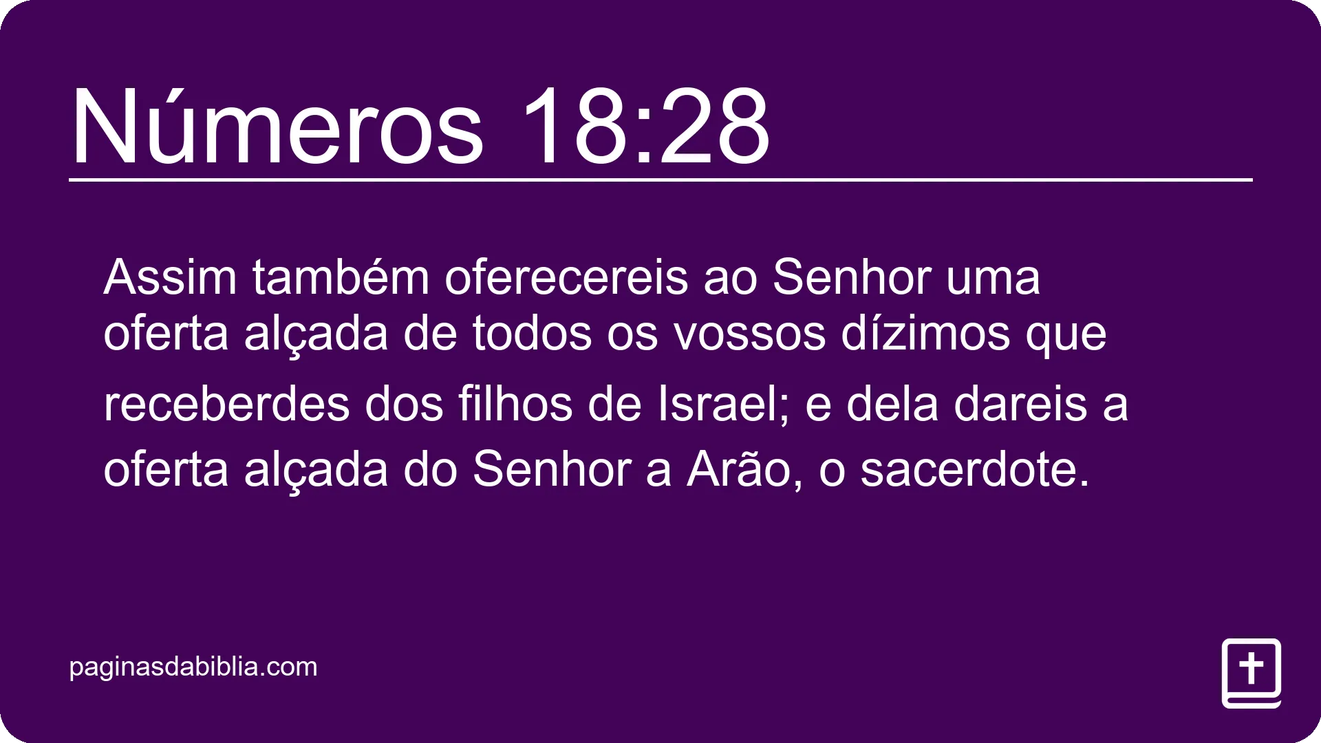 Números 18:28