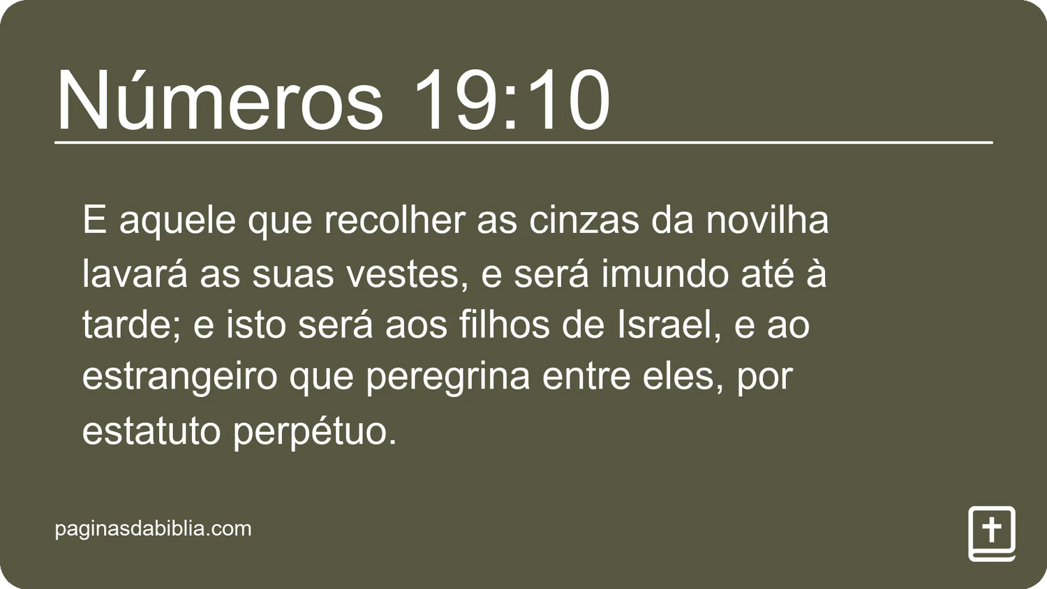 Números 19:10