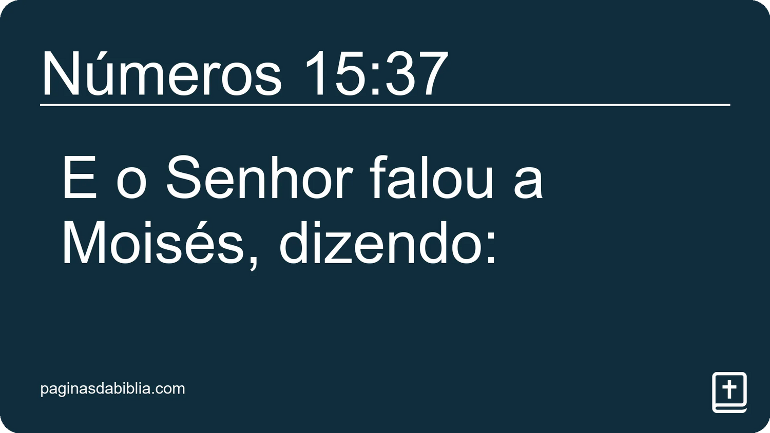 Números 15:37