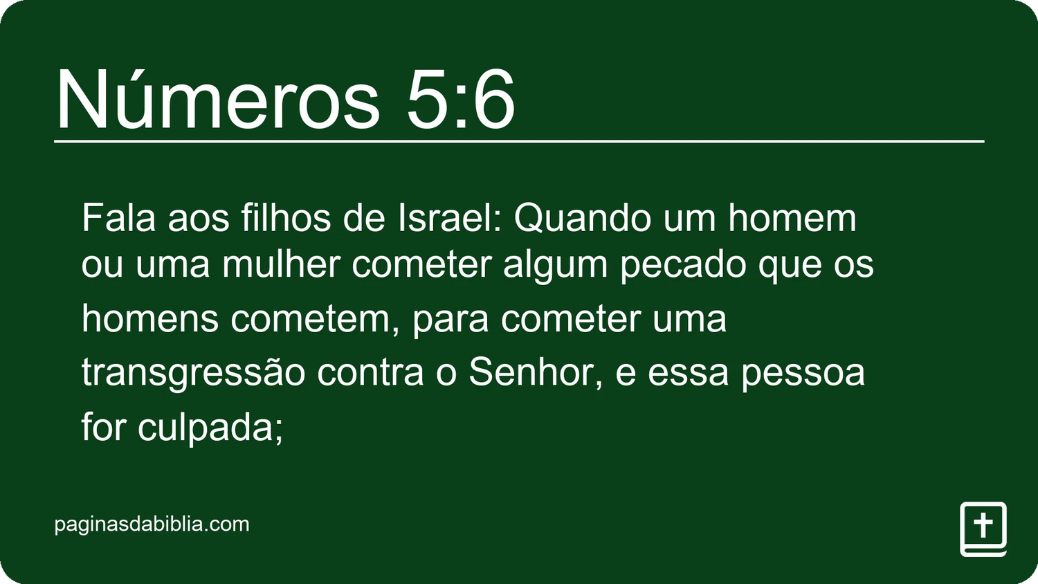 Números 5:6