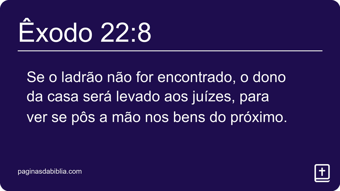 Êxodo 22:8