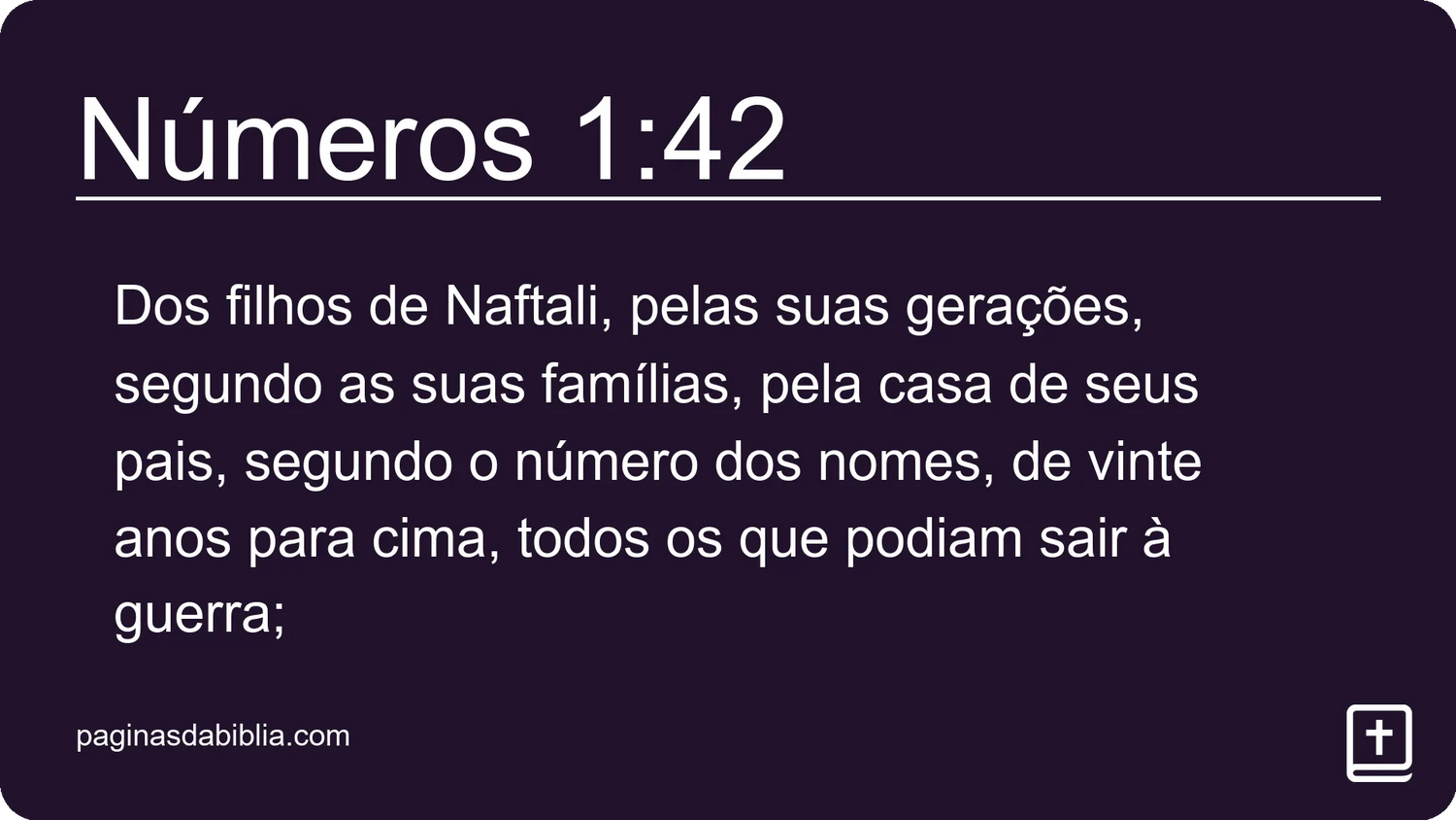 Números 1:42