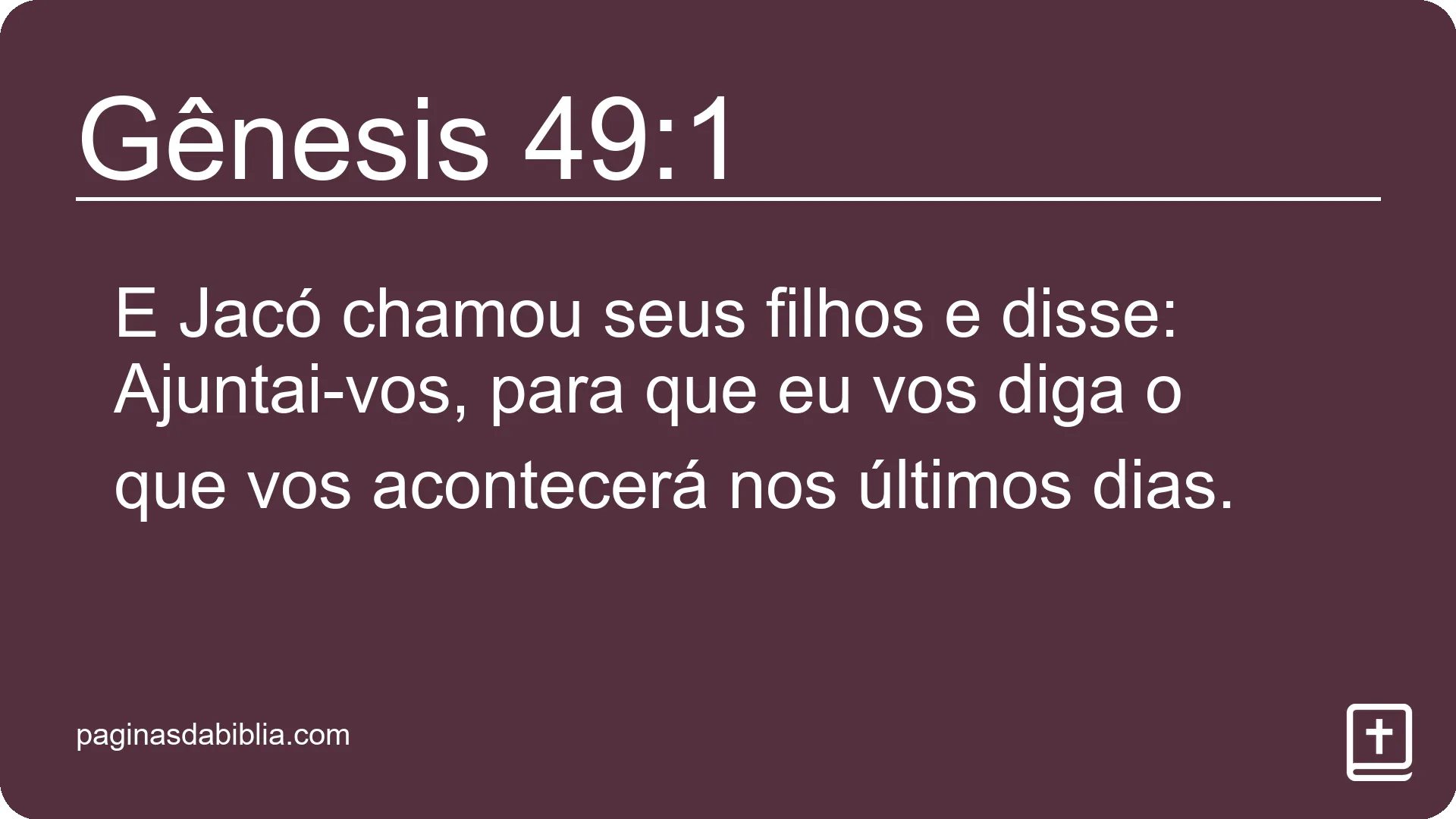 Gênesis 49:1