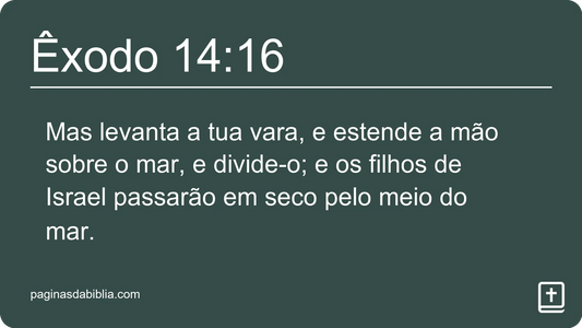 Êxodo 14:16