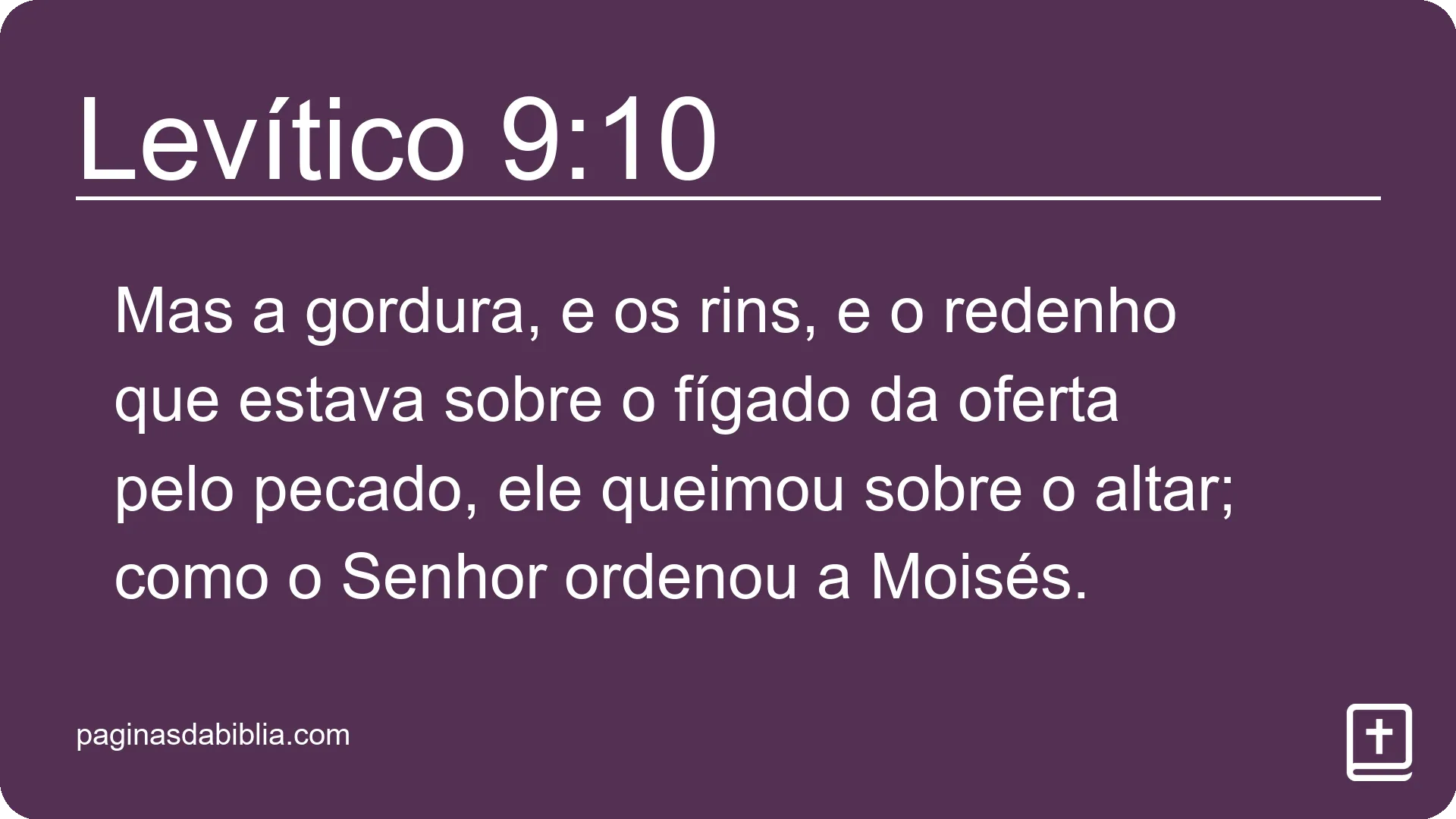 Levítico 9:10