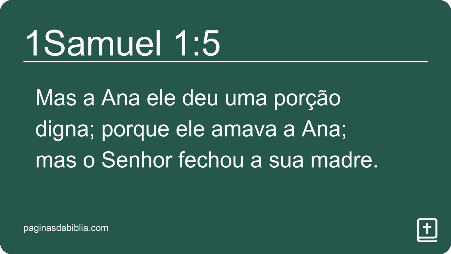 1Samuel 1:5