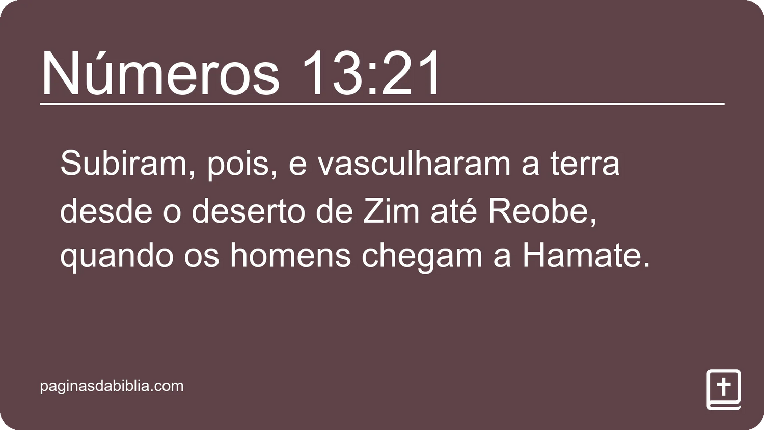 Números 13:21