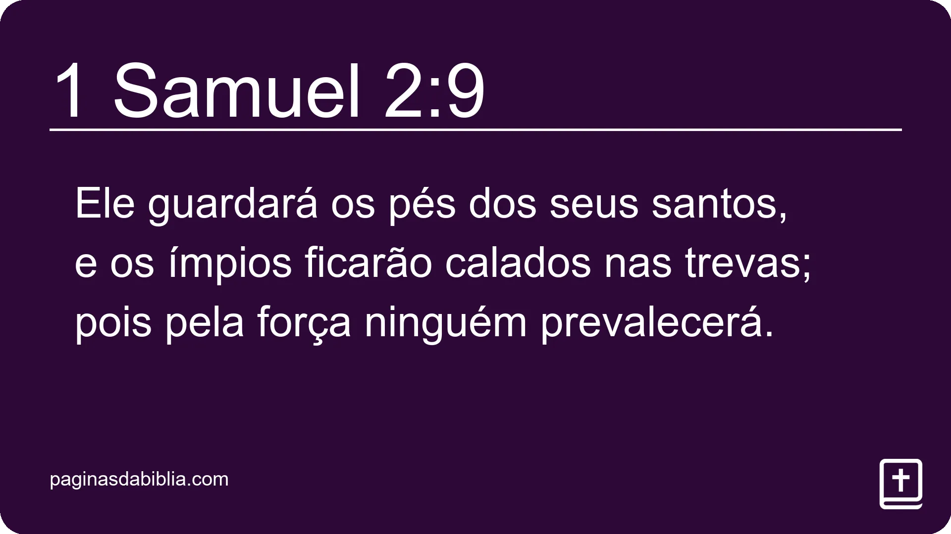 1 Samuel 2:9