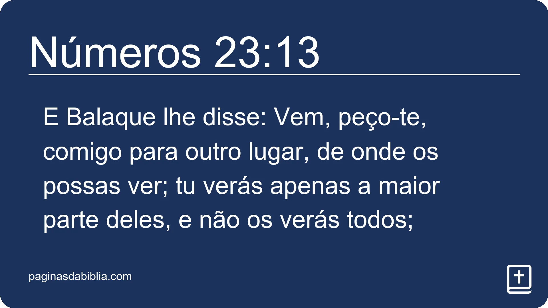 Números 23:13