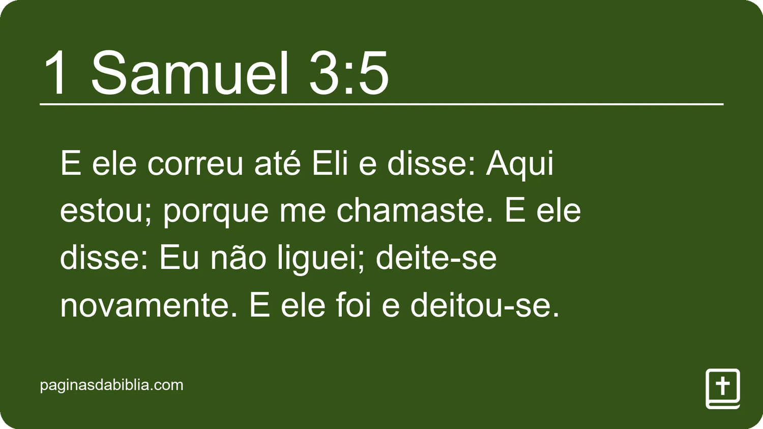 1 Samuel 3:5