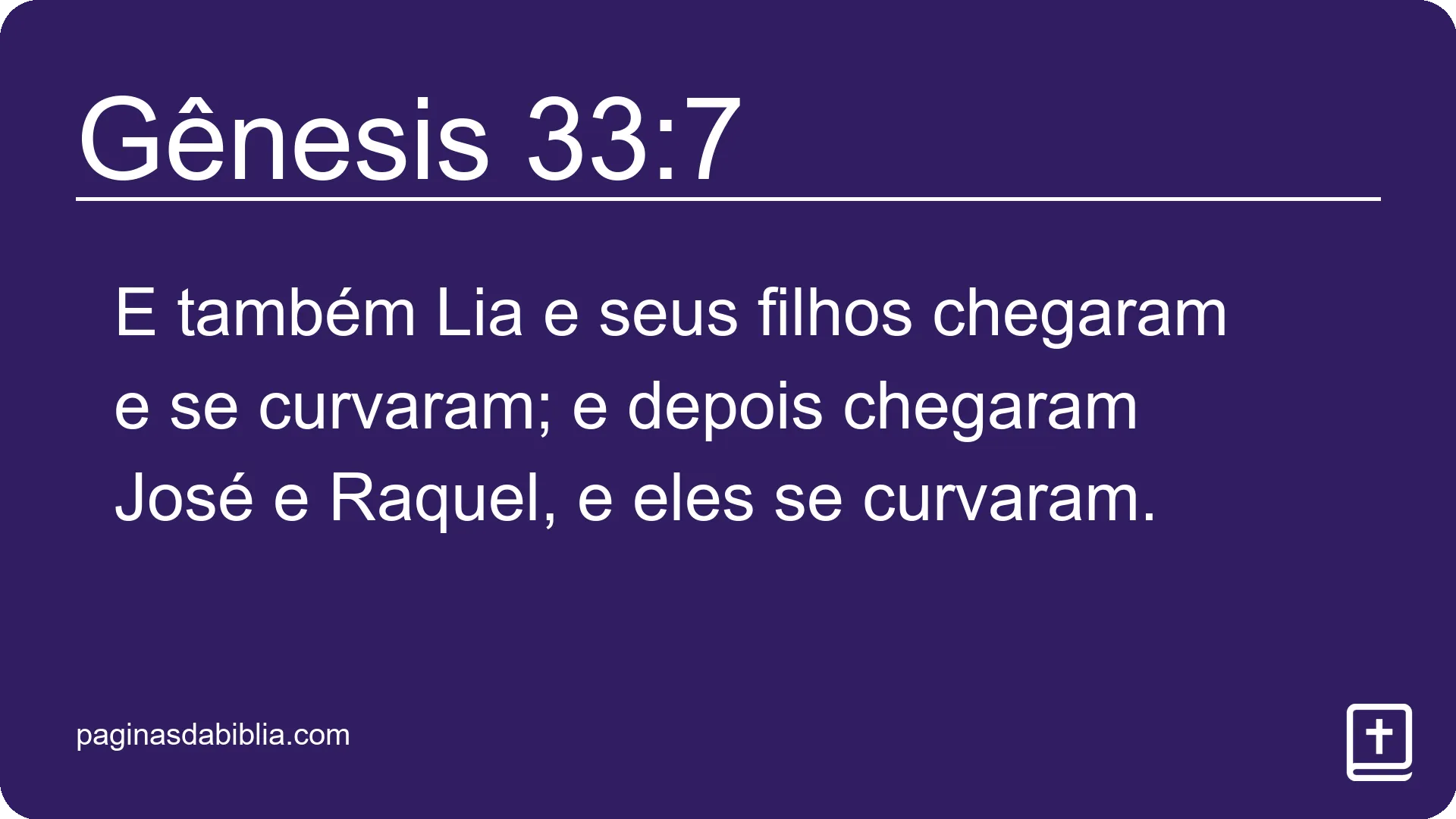 Gênesis 33:7