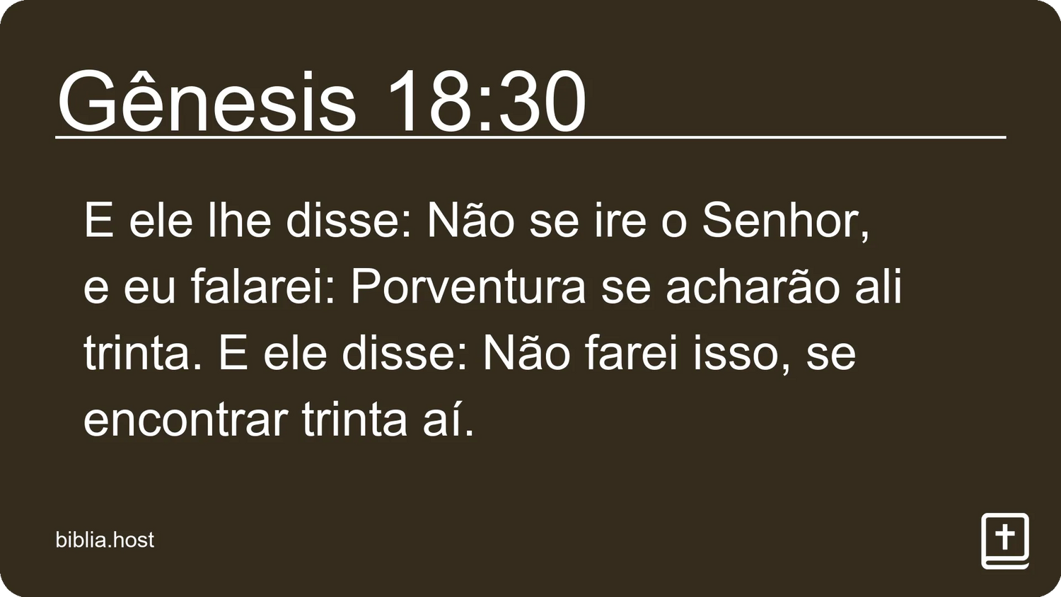 Gênesis 18:30