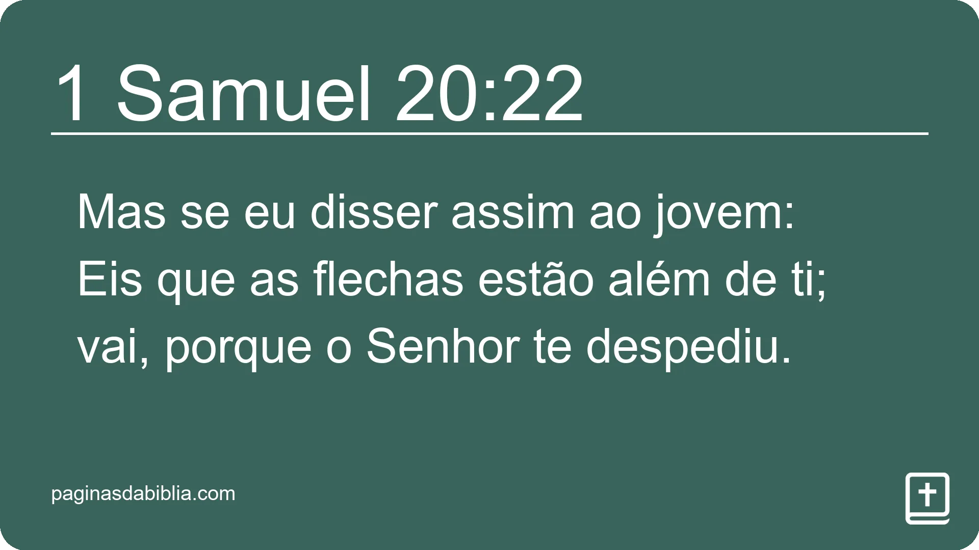 1 Samuel 20:22