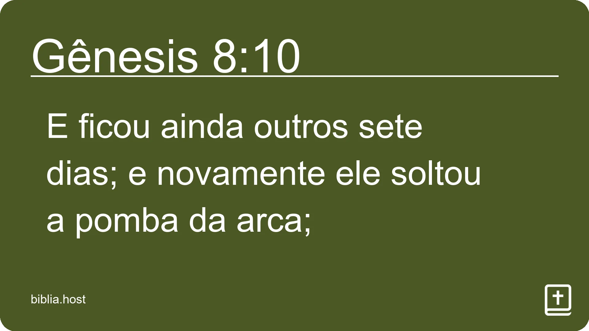 Gênesis 8:10