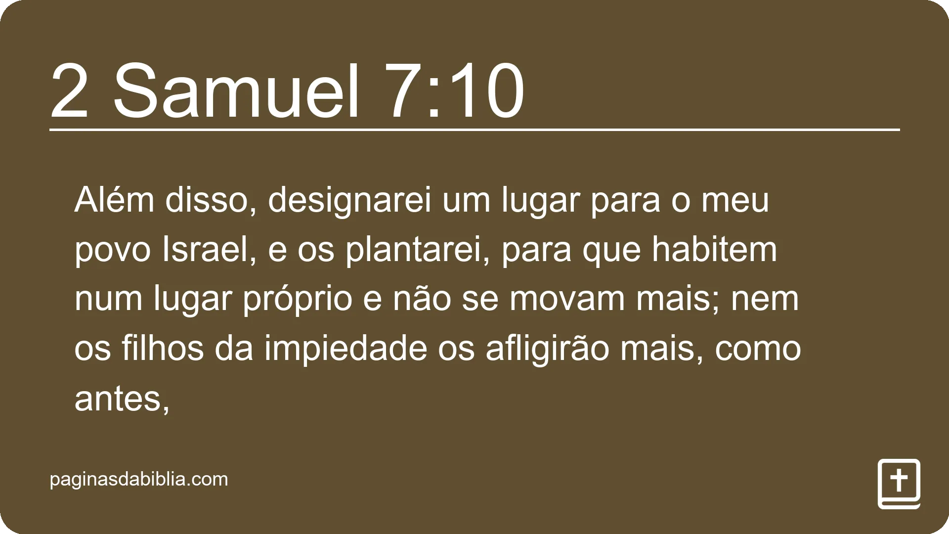 2 Samuel 7:10