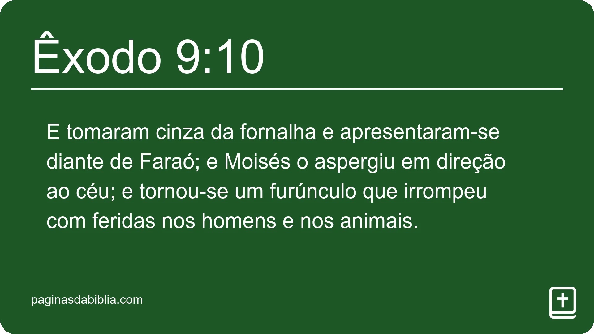 Êxodo 9:10