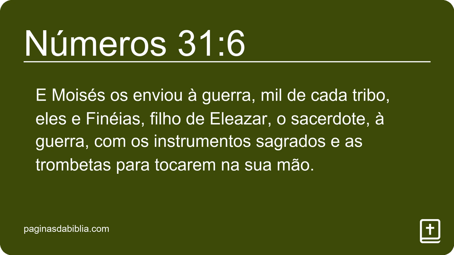 Números 31:6