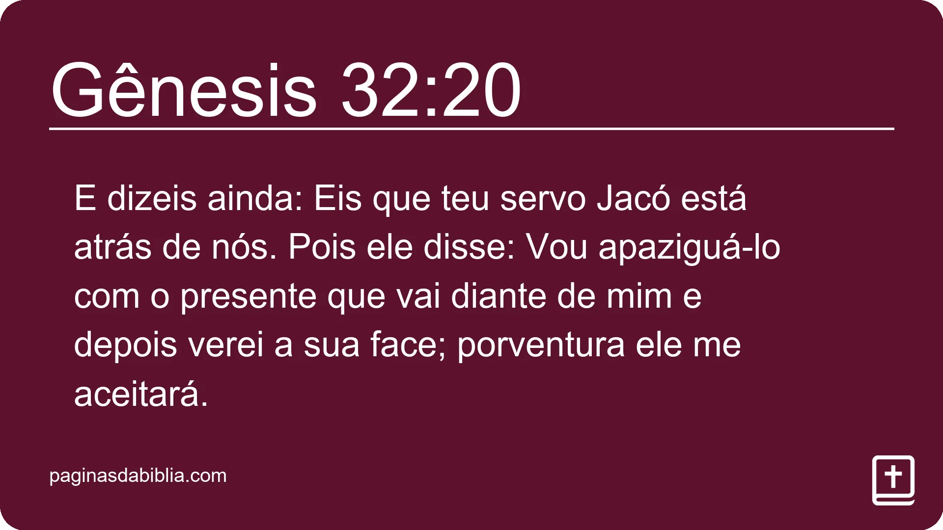 Gênesis 32:20