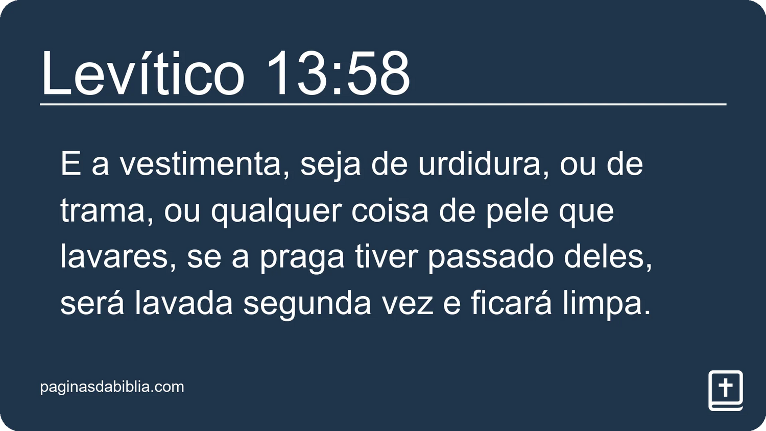 Levítico 13:58