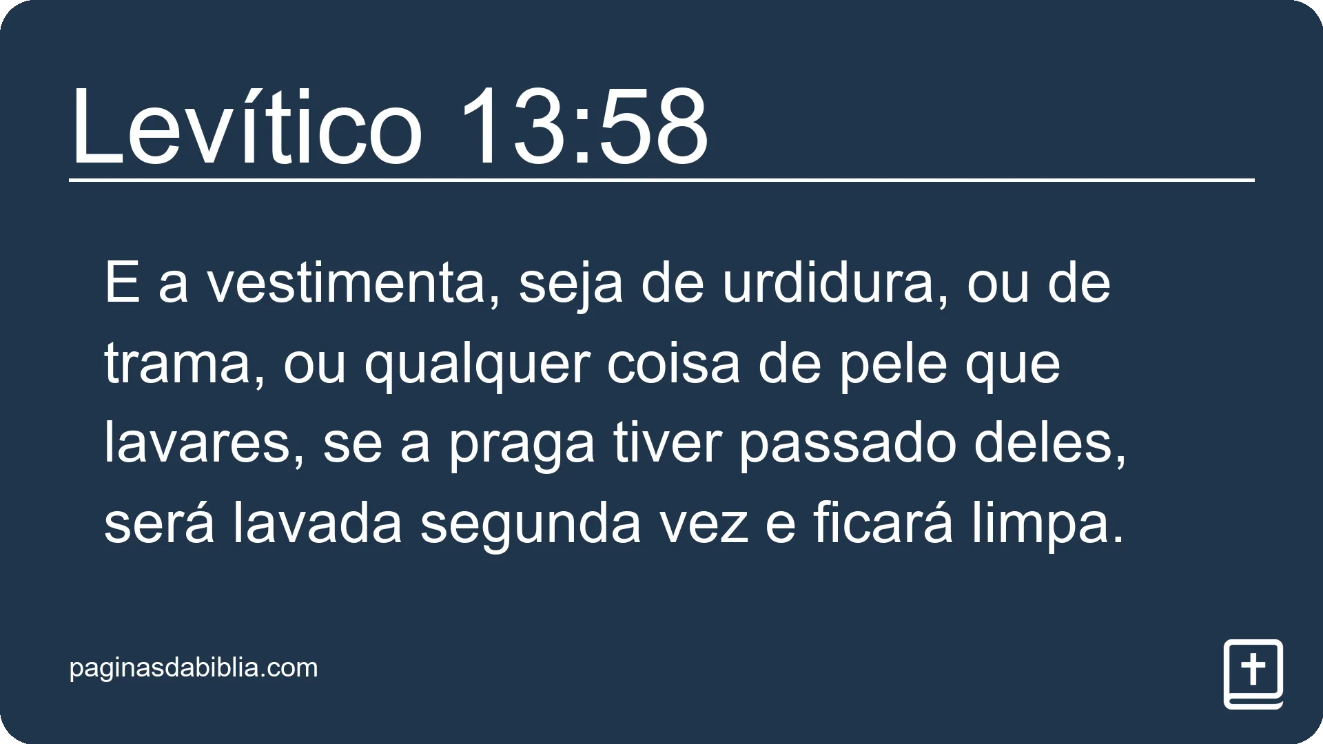 Levítico 13:58