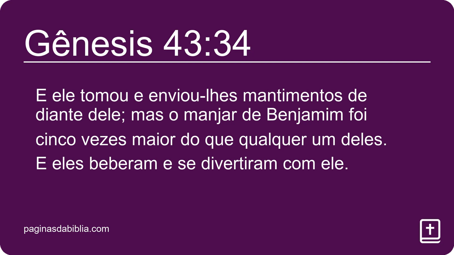 Gênesis 43:34