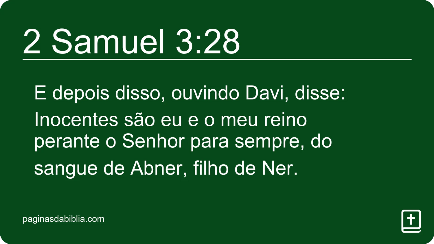 2 Samuel 3:28