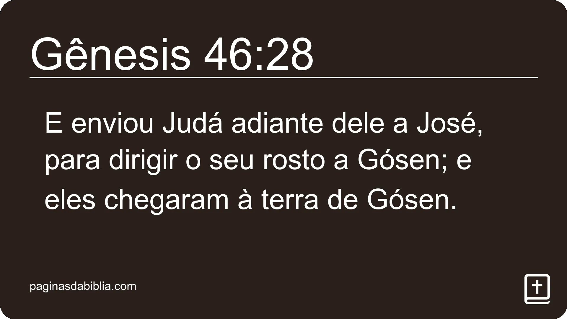 Gênesis 46:28