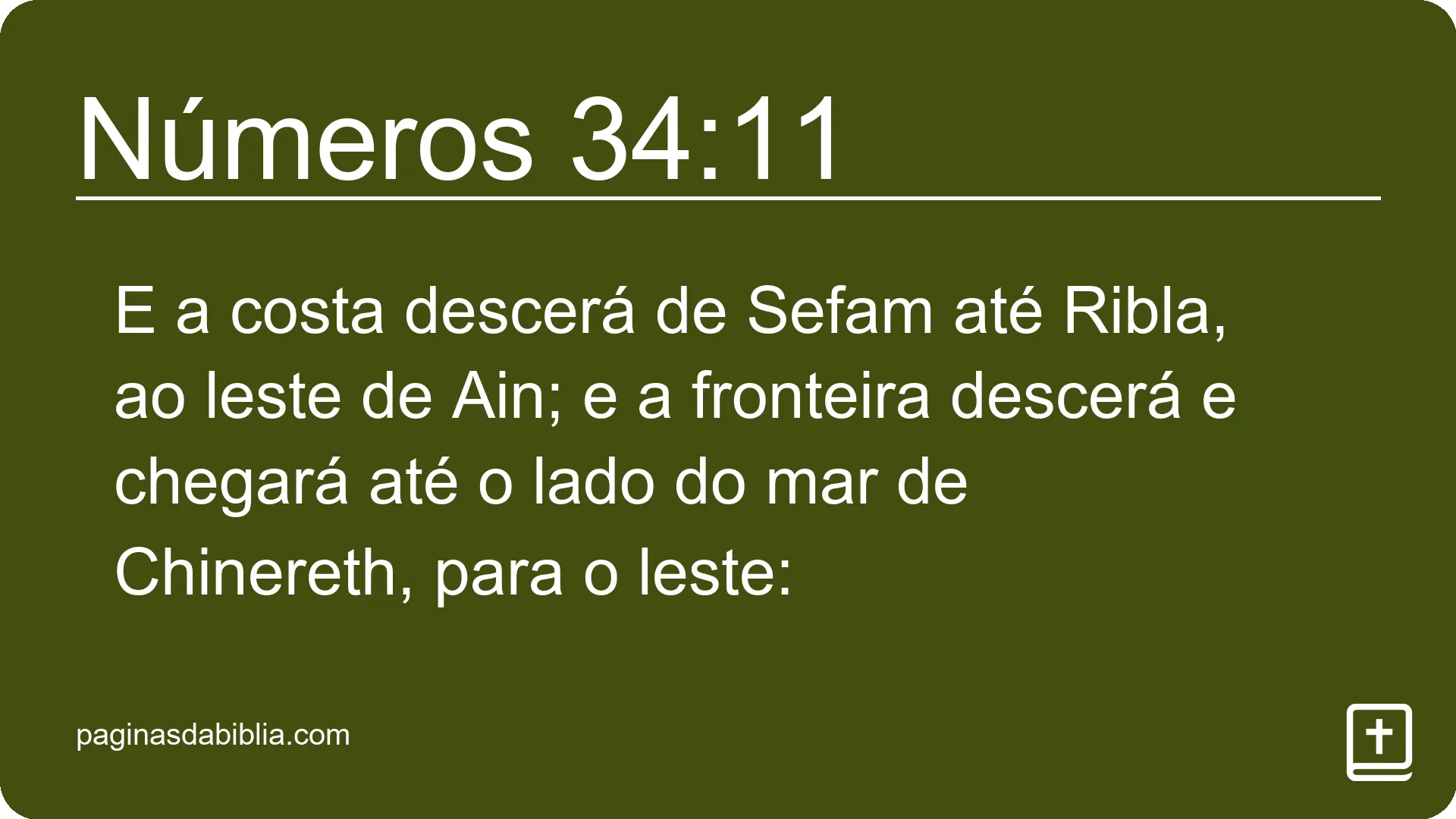 Números 34:11