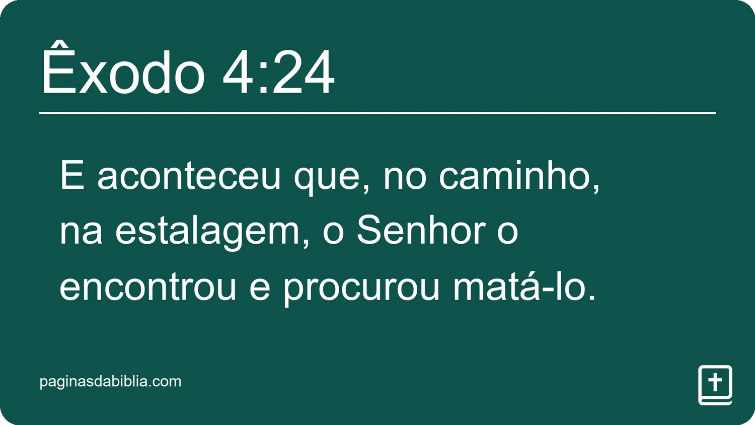 Êxodo 4:24