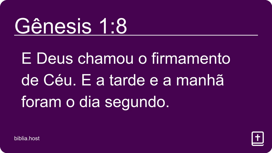 Gênesis 1:8