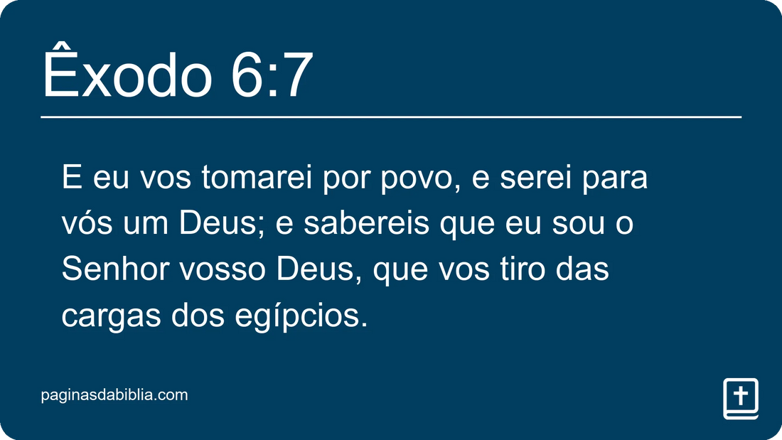 Êxodo 6:7