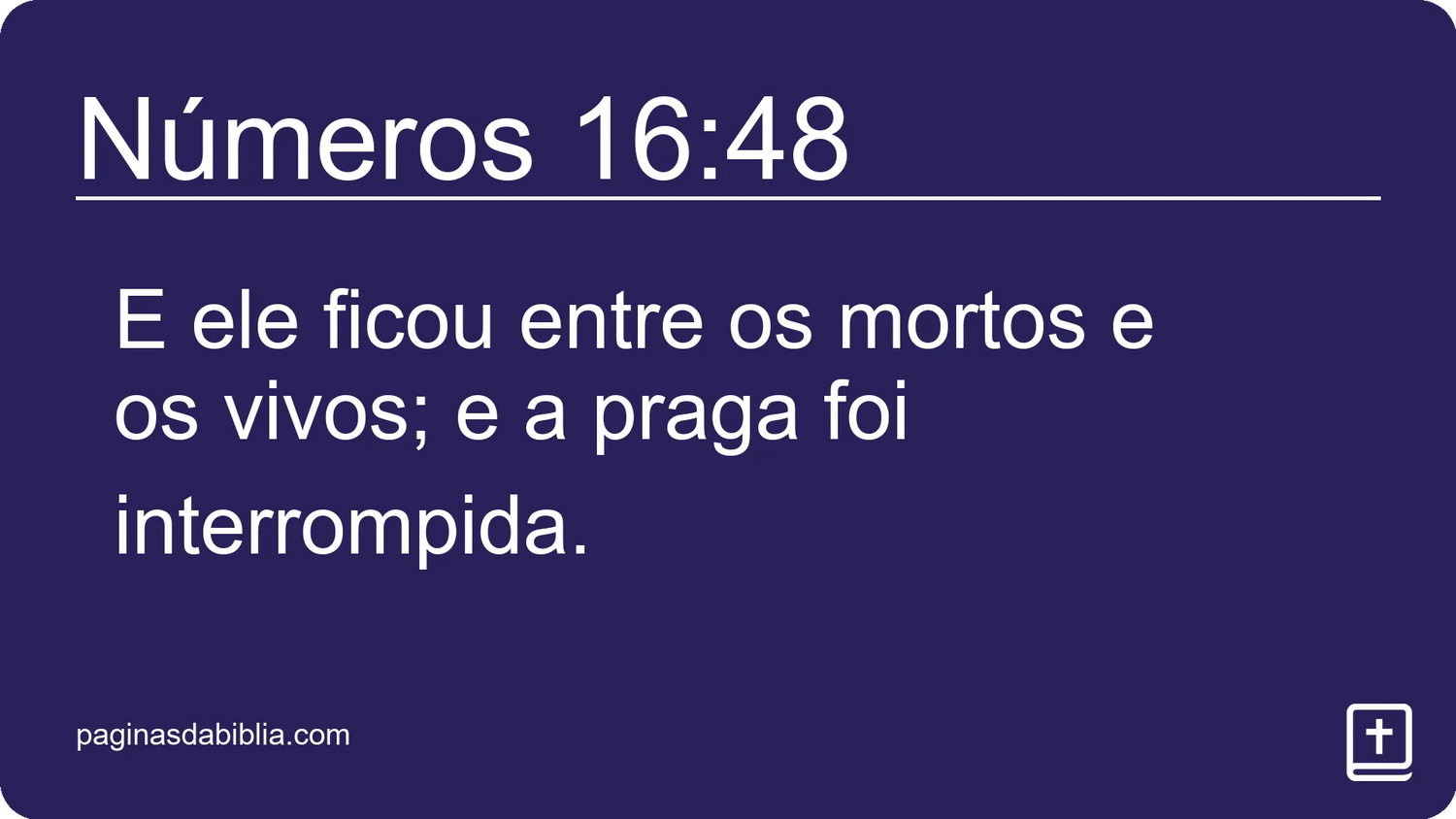 Números 16:48