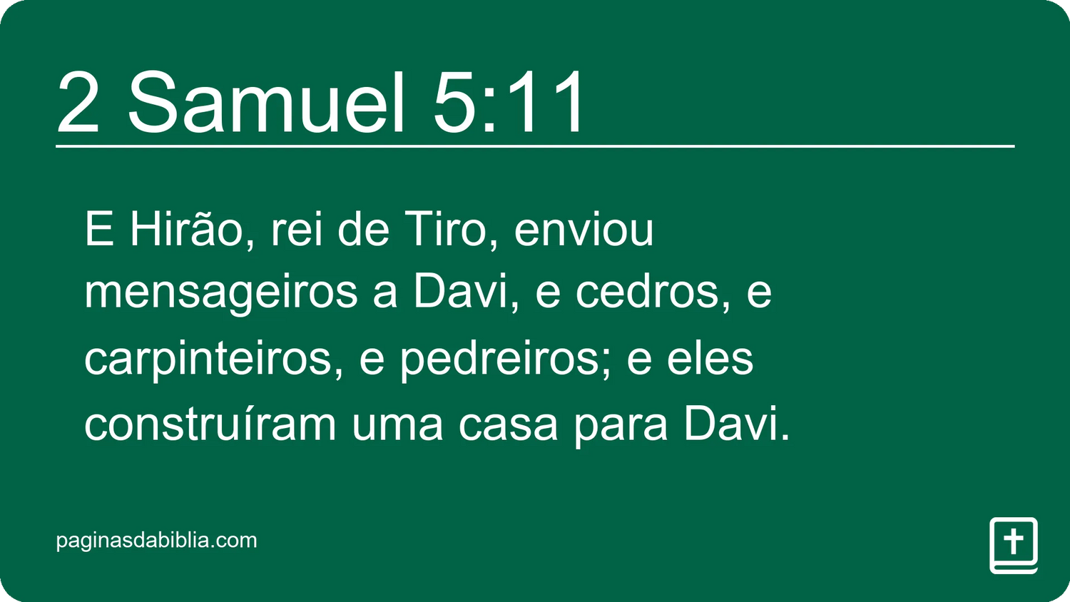 2 Samuel 5:11