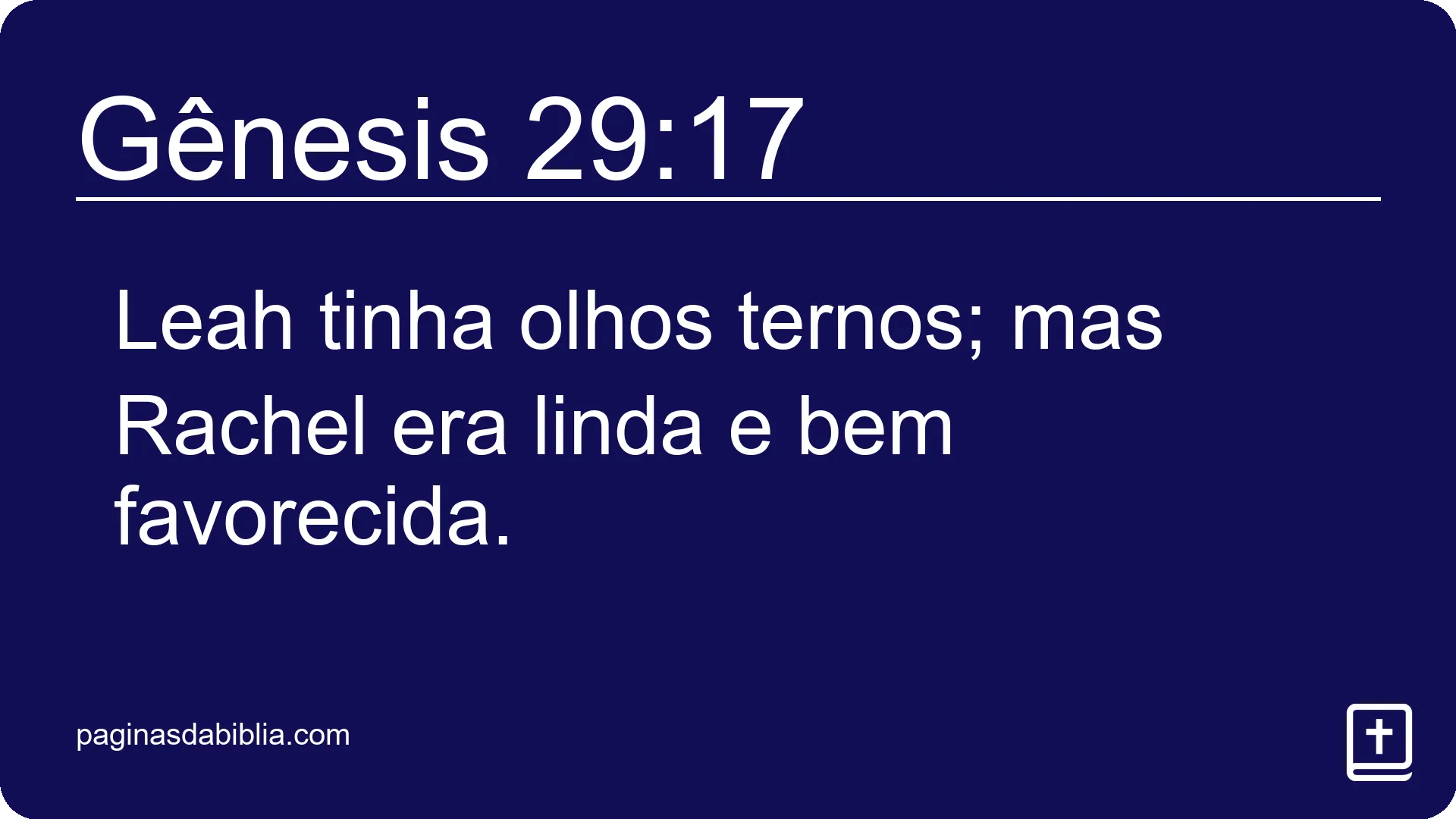 Gênesis 29:17