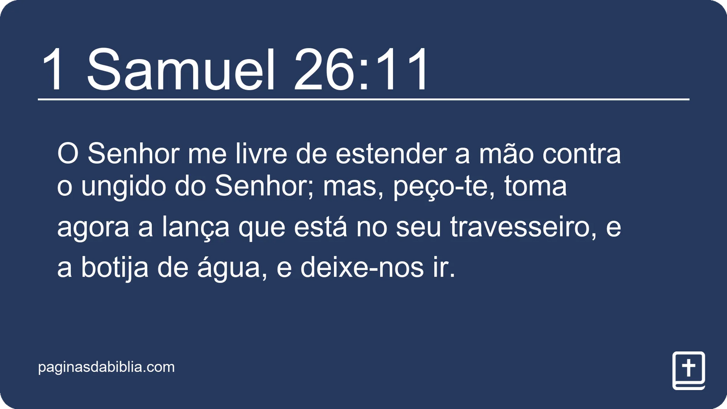 1 Samuel 26:11