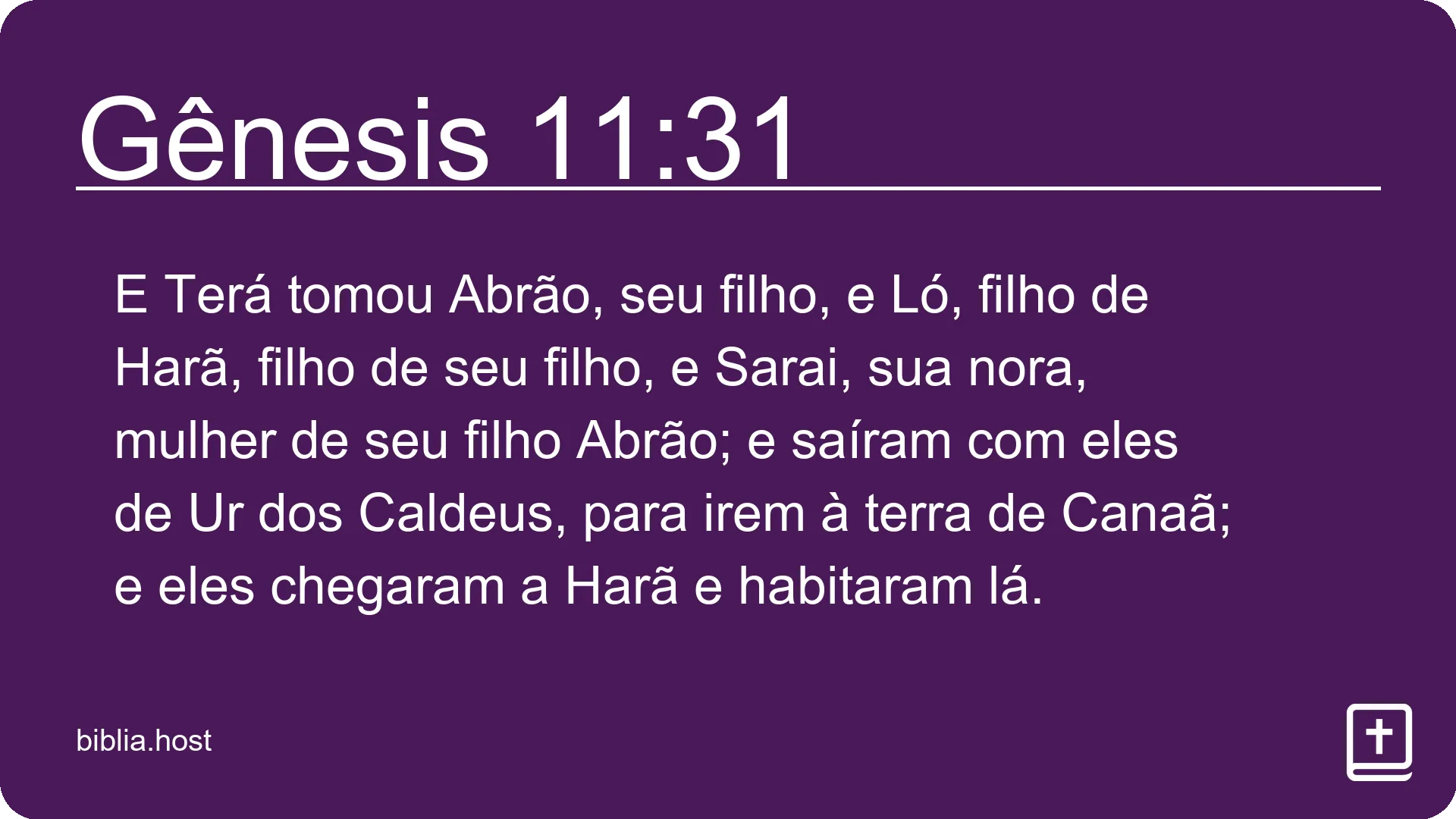 Gênesis 11:31