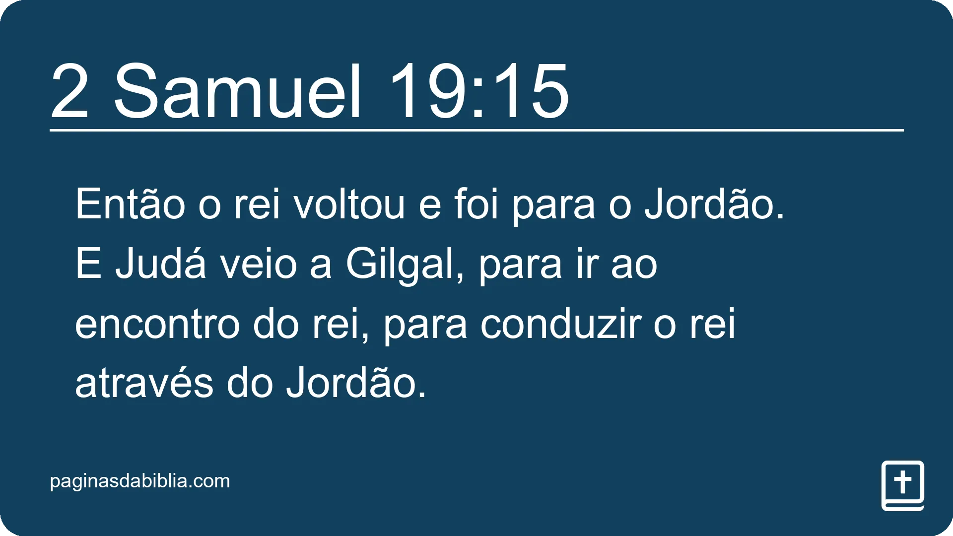 2 Samuel 19:15