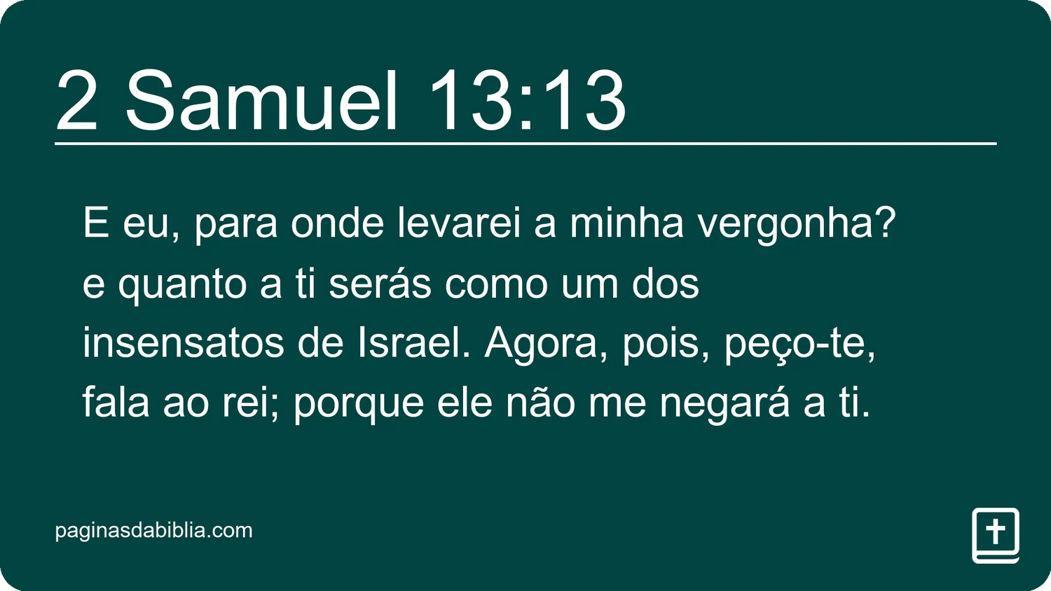 2 Samuel 13:13