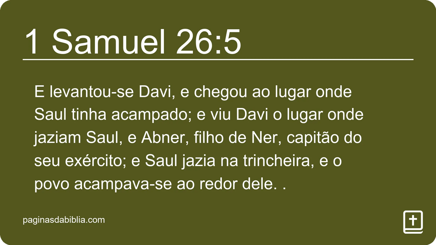 1 Samuel 26:5