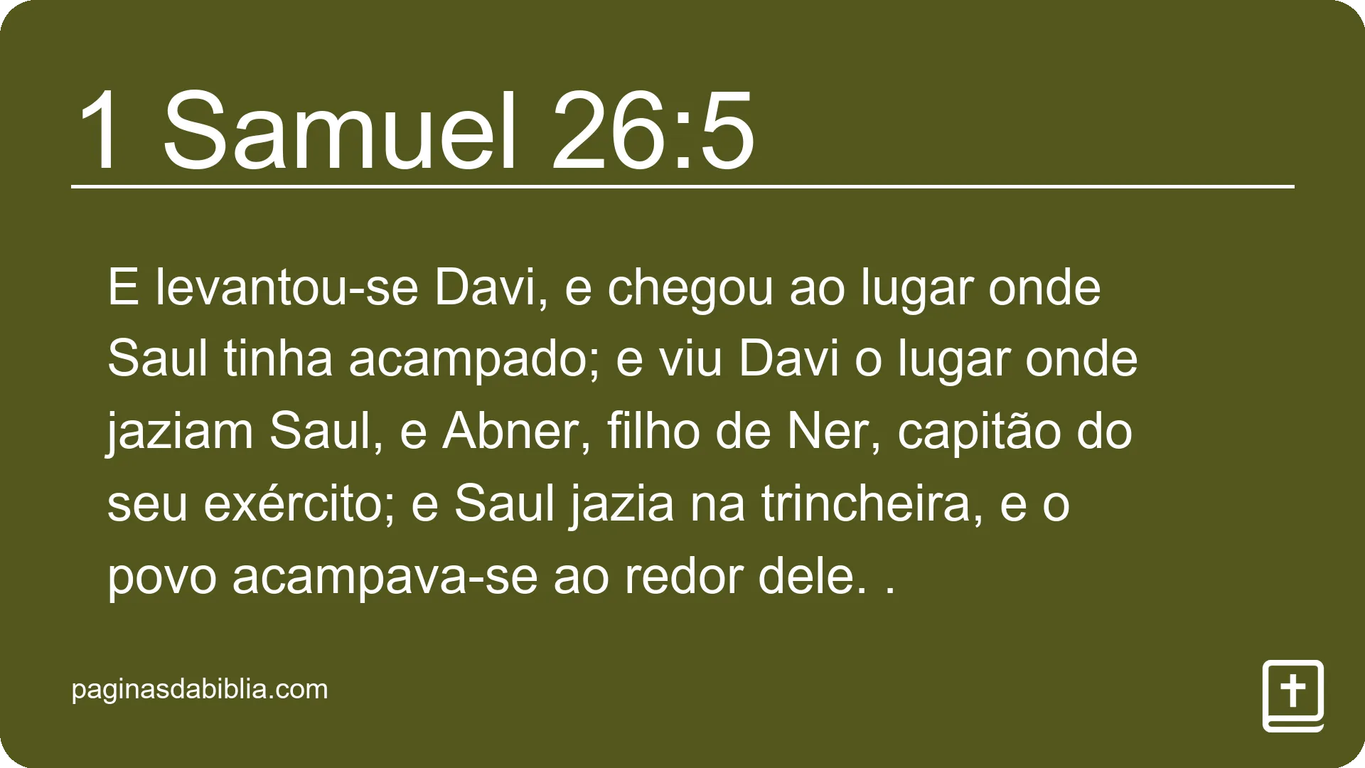 1 Samuel 26:5