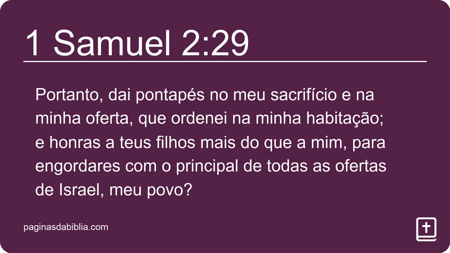 1 Samuel 2:29