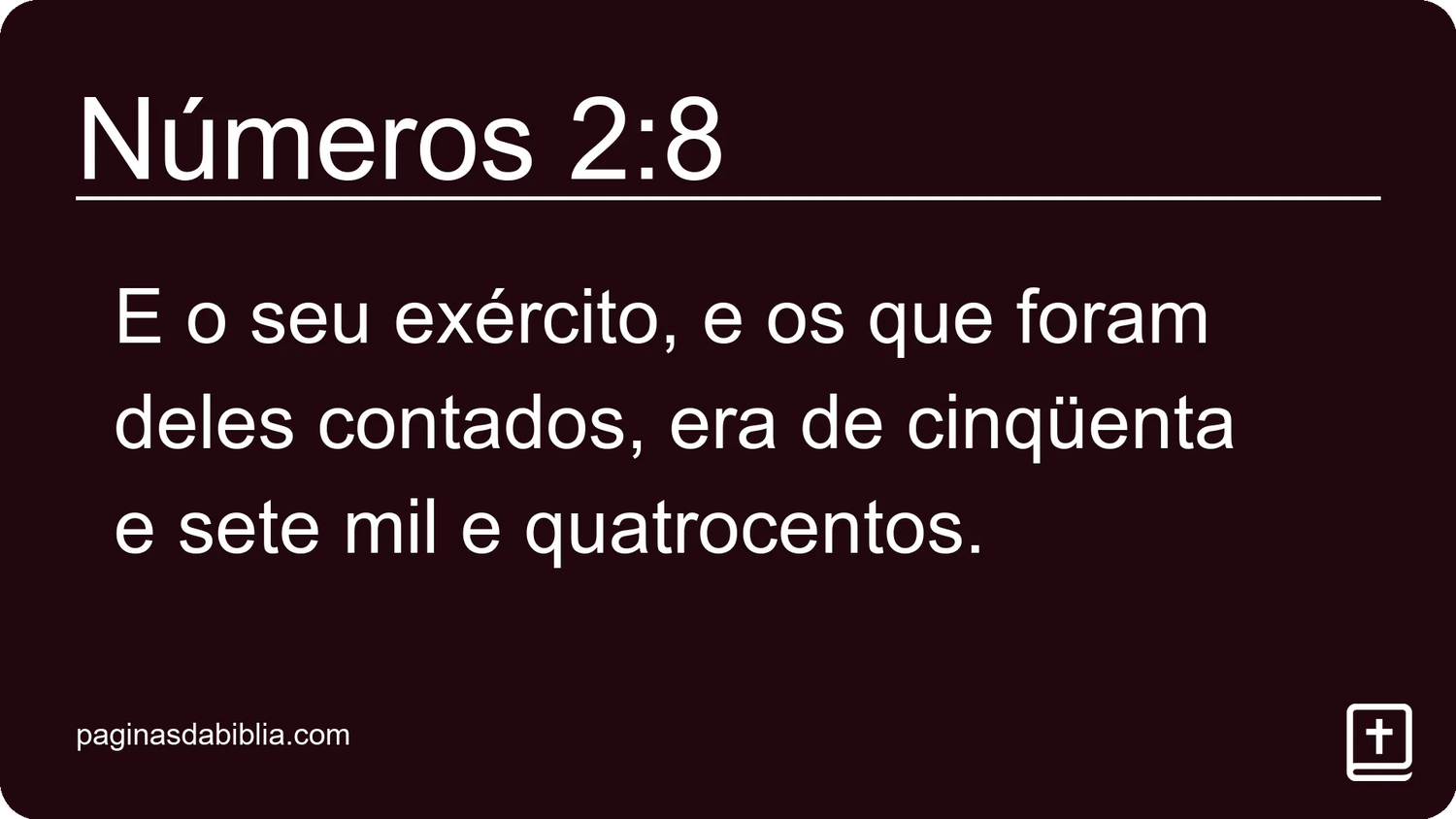 Números 2:8